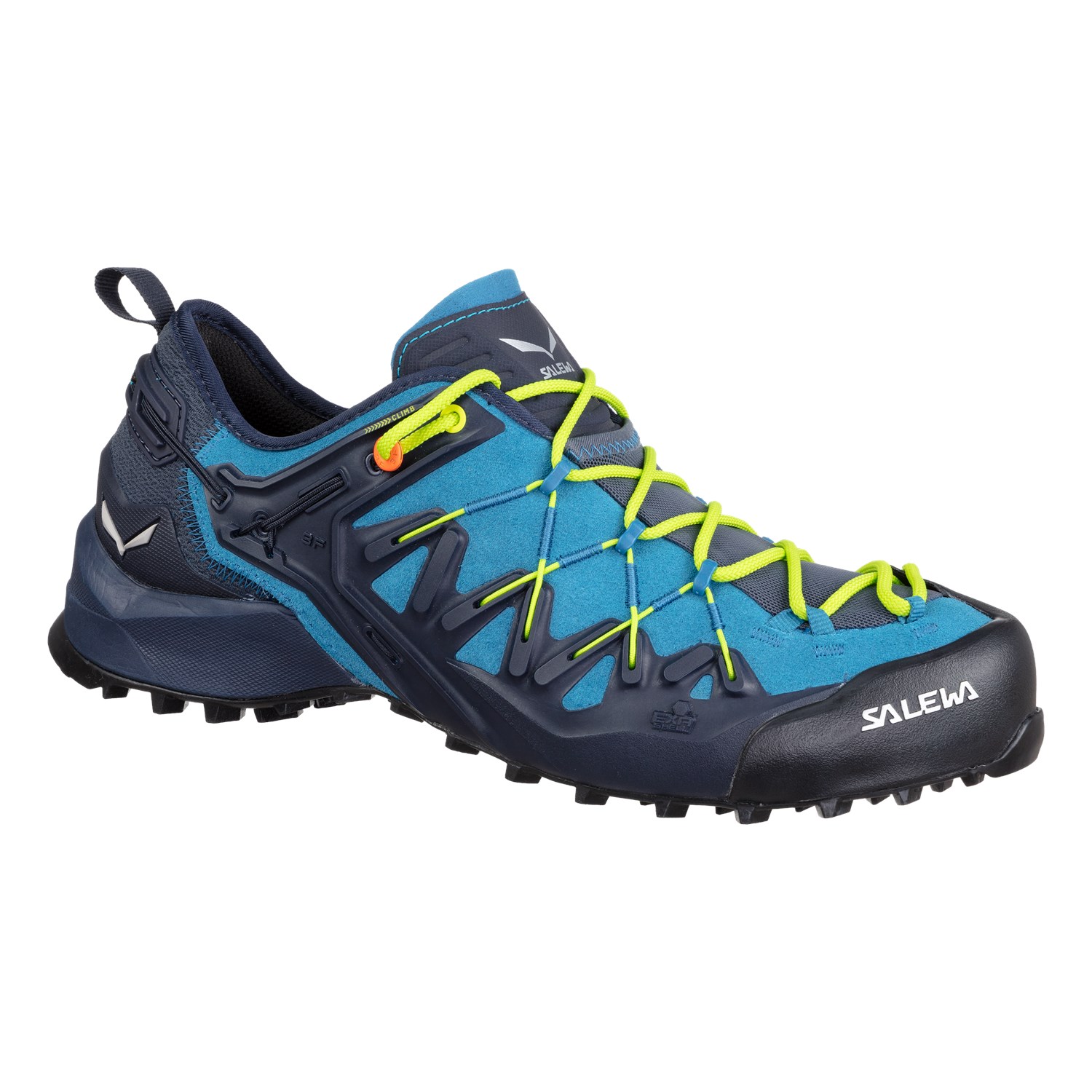 Salewa Wildfire Edge Erkek Outdoor Ayakkabı Mavi/Lacivert/Sarı Türkiye 614795BEU